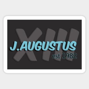 JAugustus Official Logo Business Card Front Sticker